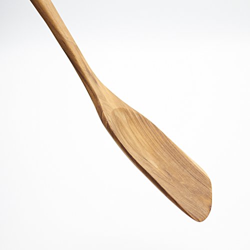 13.5" Right Hand Teak Spatula for Wok (13.5 Inch Stir Fry - RIGHT)