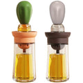 Oil Dispenser with Brush (Grey+Green)