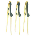 3 Pack Grill Tongs (Green)