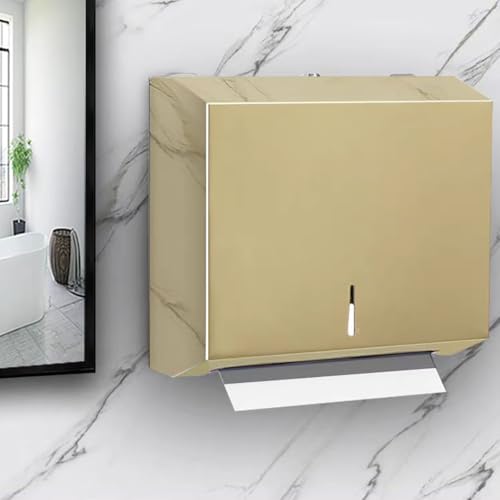 Comercial Paper Towel Dispenser Wall Mount (Gold)