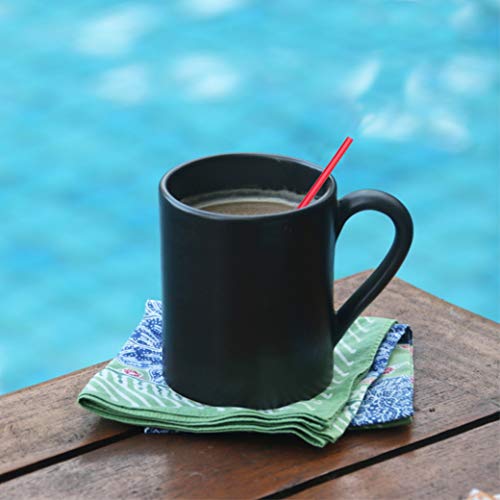 Crystalware Plastic Sip Stirrers (Red / 5-Inch (Pack of 1))