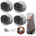 Towel Hooks Towel Holder (4 Pack / Chrome)