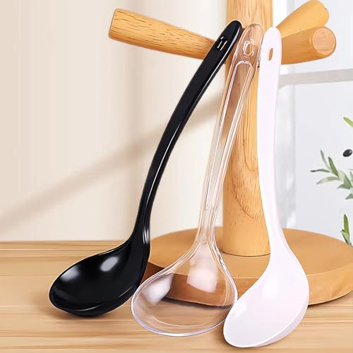 Large Plastic Serving Spoons (Clear)