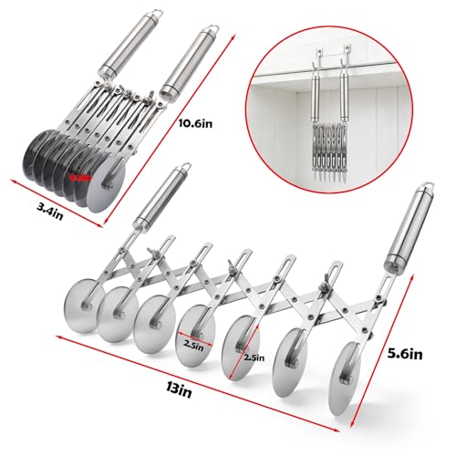 7 Wheel Pastry Cutter with Handle (7 wheel Pastry Cutter)