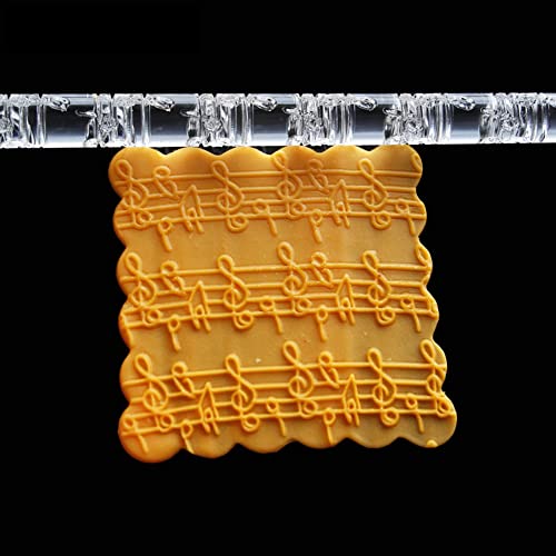 Musical Note Embossed Acrylic Rolling Pin (51019 notes)