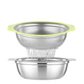 Colander Stainless Steel Microporous (4QT)