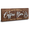 Coffee Bar Sign for Wall (Coffee Bar Sign)