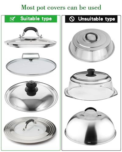 Pot Lid Organizer (4-slot pot lid rack)