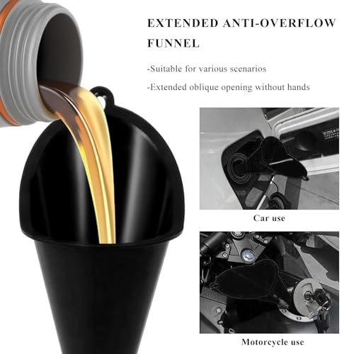 Oil Funnel Multi (Black, 1 PCS)
