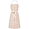 Kitchen Aprons for Women with 2 Pockets (Orange/Purple)
