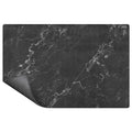Coffee Mat Quick Dry Absorbent Dish Drying Mat 19.6 x 11.8 in (Marble Black / 11.8" x 19.6")