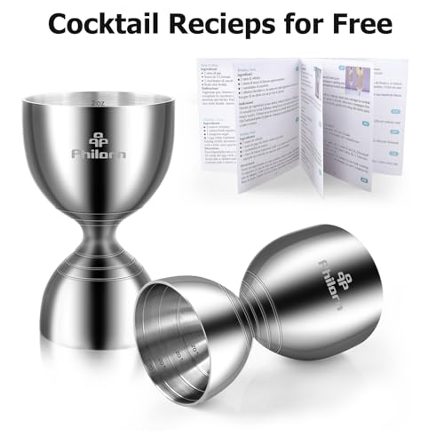 Bell Jigger for Bartending (Silver)