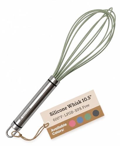 Starpack 'Whip it Good' Silicone Whisk for Nonstick Cookware (Sage Green)