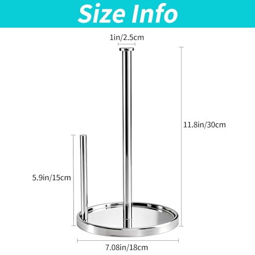 Paper Towel Holder Countertop (Chrome)