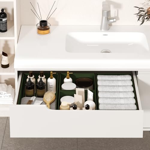 Drawer Organizer Clothes (Green / 15 Pack)