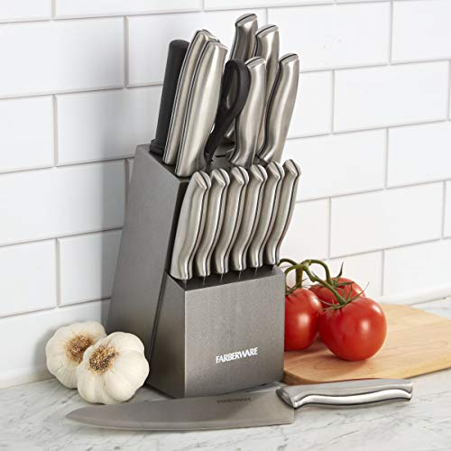 15 Piece Kitchen Knife Block Set (Graphite)