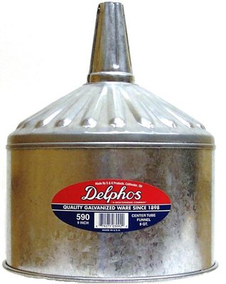 Delphos 590 Galvanized Oil Funnel