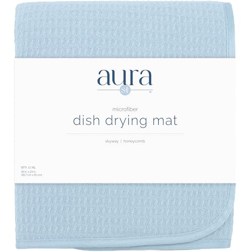 Dish Drying Mat (Sky Blue / 18" x 24")