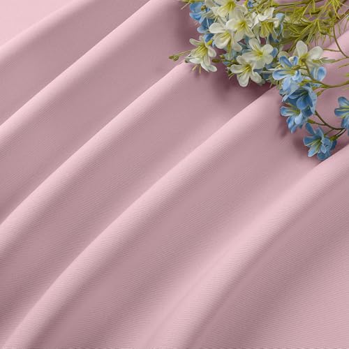 Light Pink Blackout Curtains Customize (Light Pink / Customsize)