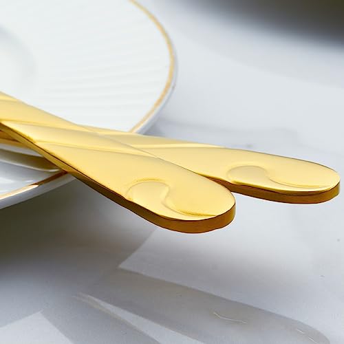 Gold Silverware Set (Gold / 30-Piece)