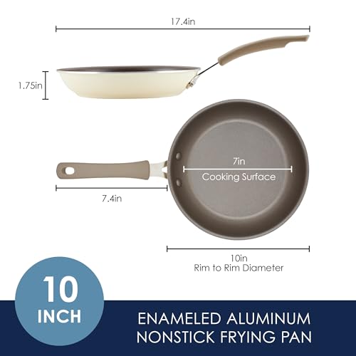 Cook + Create Nonstick Frying Pan (Almond / 10 Inch)