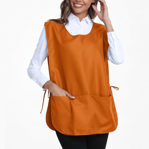Unisex Cobbler Apron (Standard / 1 Pack - Orange)