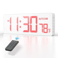 16.5" Large Digital Wall Timer Clock (White)