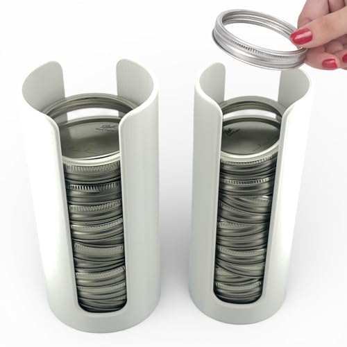 Mason Jar Lid Organizer
