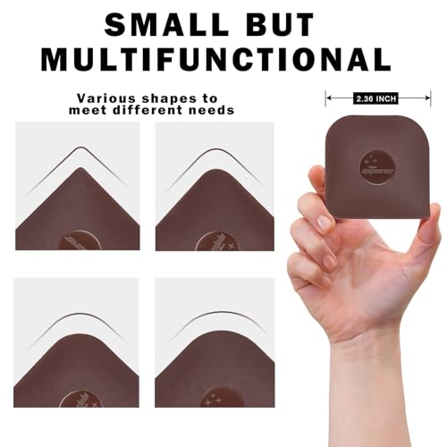 Pan Scraper 10 Pcs Plastic (10 Pcs / Brown)
