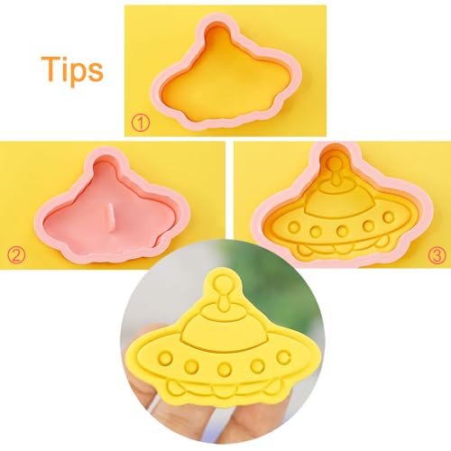 Outer Space Cookie Cutters Set (Outer-Space (8 Pcs))