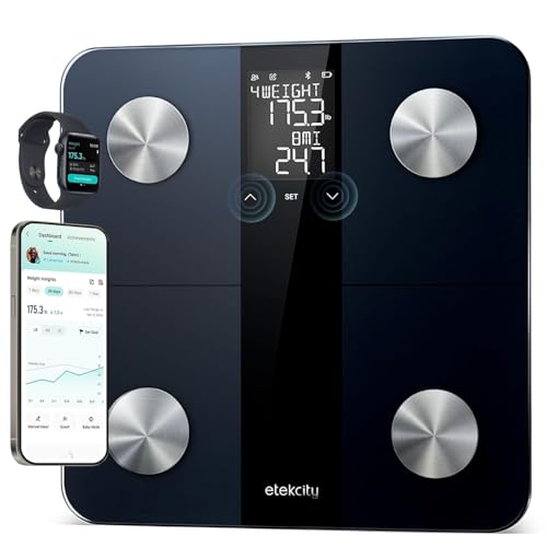 Personal Scale Body Fat Scale (Light black / 10.9 x 10.9 inches)