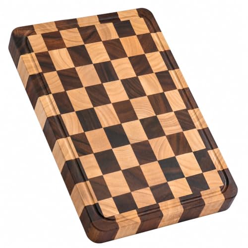 1.4" Checkered Cutting Boards for Kitchen (1.4" THICK / 16"L x 11"W x 1.4"T)