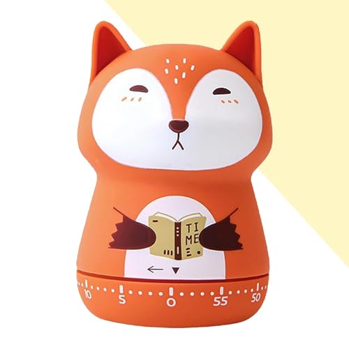Cute Orange Fox Mechanical Kitchen Timer (Fox)