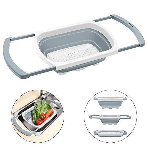 Collapsible Colander (Grey&White)