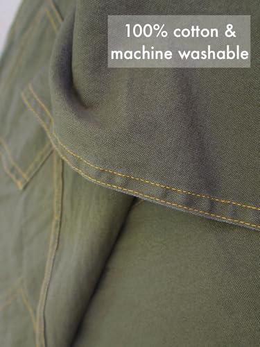 OLIVE GREEN the original split apron for potters (Olive Green)