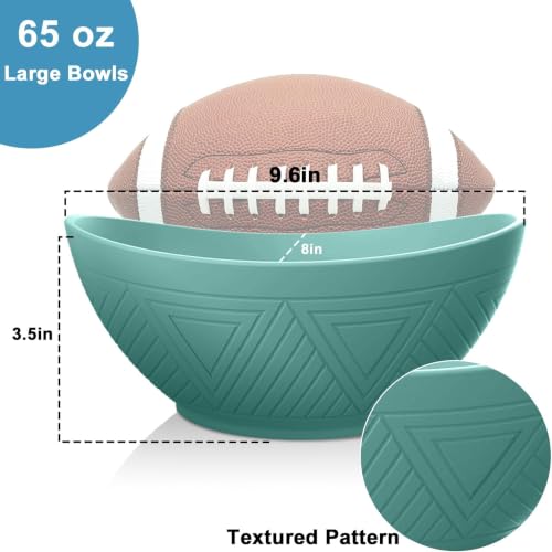 Large Soup Bowls 65 OZ (Green / 65 Oz)