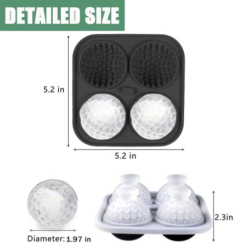 Golf Ice Cube Tray 3D (Golf Ball)