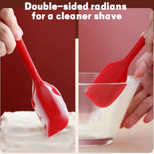 Red Silicone Spatulas (8.3inch Red)
