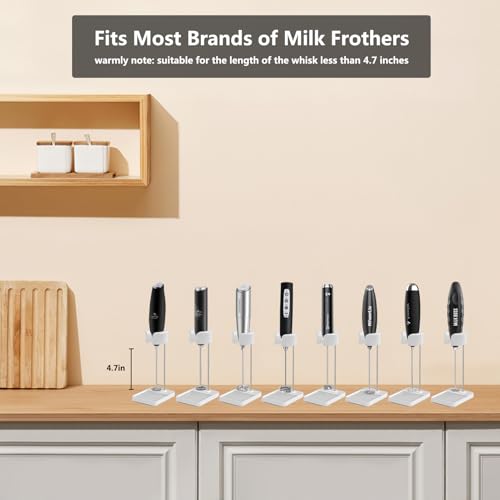 Milk Frother Stand (White)