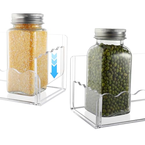 6 inch Spice Rack Wall Mounted (6" / Clear)