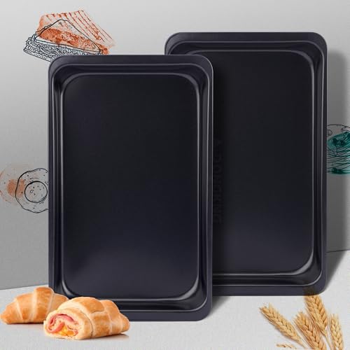 Nonstick Carbon Steel Cookie Baking Sheets (12 X 7.5 X 1.4 IN)