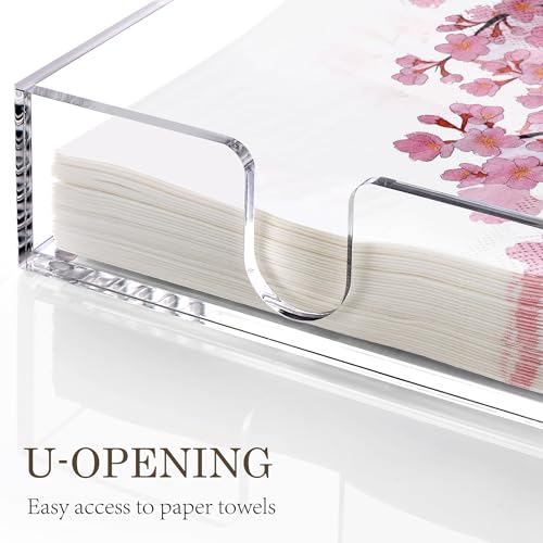 Acrylic Napkin Holder (7.09" x 7.09" x2.4")