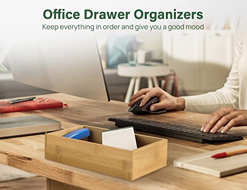 8Pcs Bamboo Drawer Organizer 4