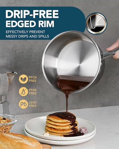 1.5 Quart Saucepan with Steamer (1.5 Quarts)