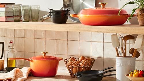 Stoneware & Silicone 5pc. Utensil Crock Set (Peche)
