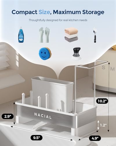 Kitchen Sink Organizer (White)