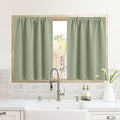 RV Curtains for Camper Windows (Sage Green / 34"W x 24"L (Pack of 2))