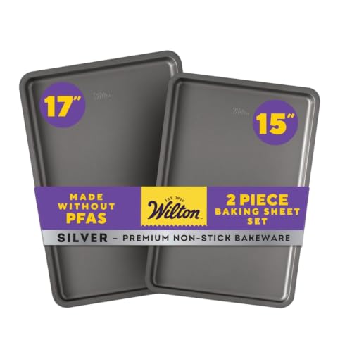Silver Non Stick Baking Sheet Set (Varied)