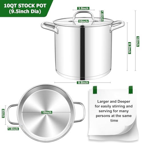 10QT Stock Pot (10 Quarts)