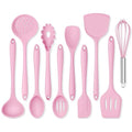 Silicone Cooking Utensils Set (Sakura Pink)